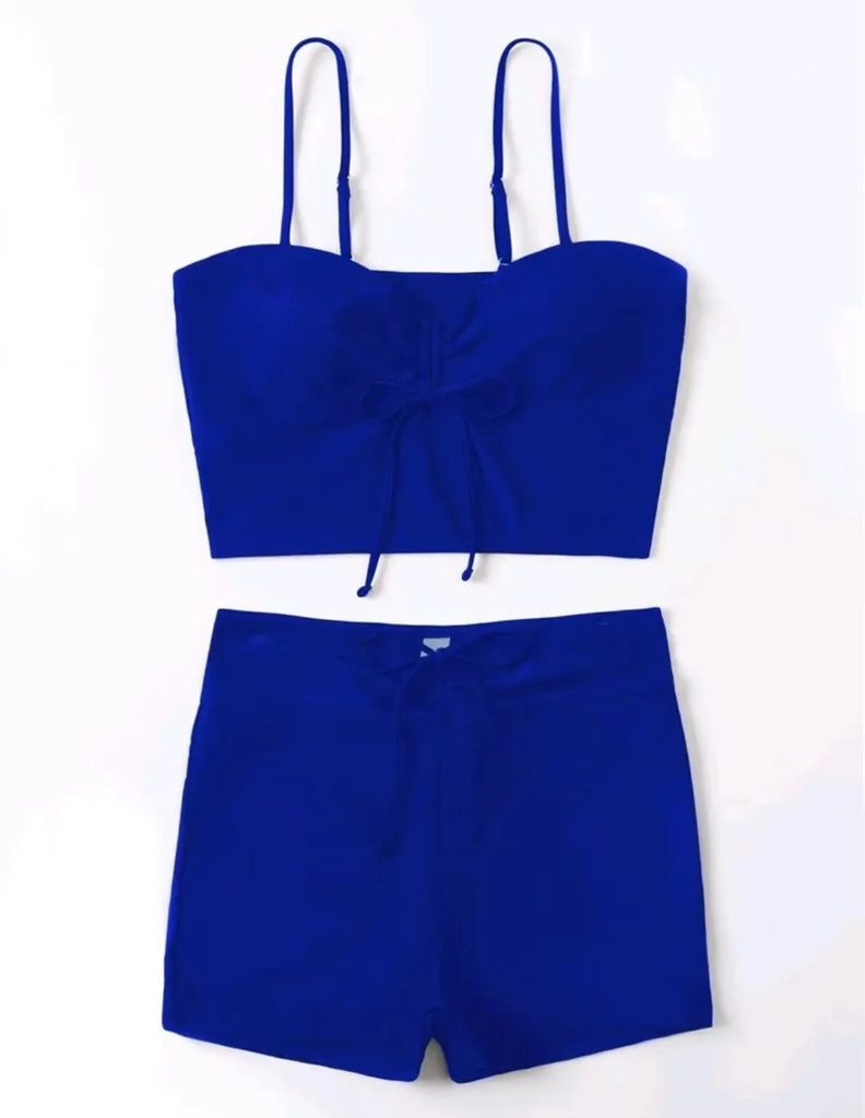 2025 Leaf Batch Swimsuit High Waist Bikini