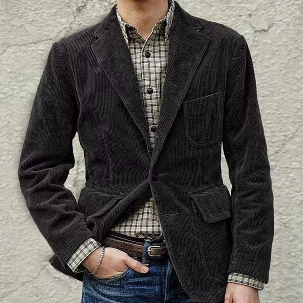 Men's Corduroy Casual Blazer