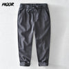 Summer Men Linen Trousers (Casual Baggy Pants , Breathable)