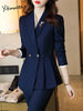 Yitimuceng Women's Asymmetrical Formal Pant Suit