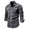 Single Breasted 100% Cotton Men's Shirt
