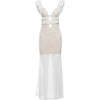 Woven Ruched Maxi Dress