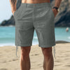 Men's Linen Casual Beach Shorts