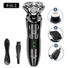 Green Smart Electric Shaver with LCD Digital Display