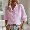 Women's Ruffled Standing Collar Long Sleeved Shirt Lace Collar Temperament Commuting Tops Fashion Women's Shirts for Women