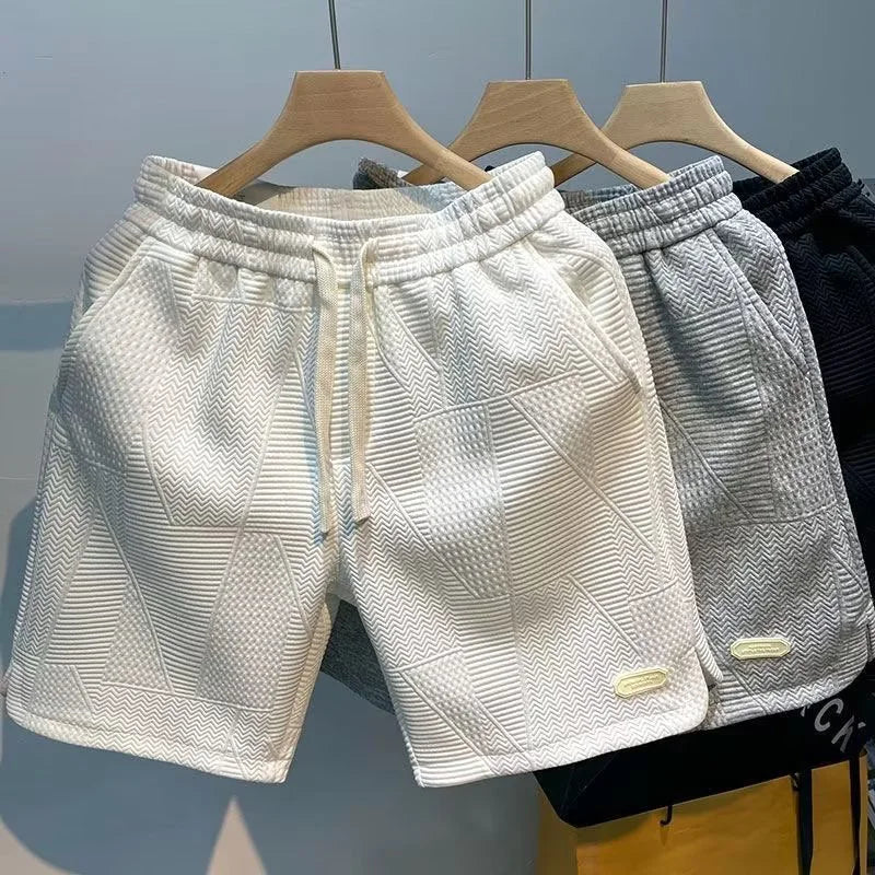 Cotton Blended Solid Color Shorts