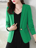 ZANZEA Women's Autumn Work Blazer