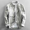 Men's Casual Cotton Linen Shirt