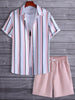 2024 Men's Casual Short Sleeve Set