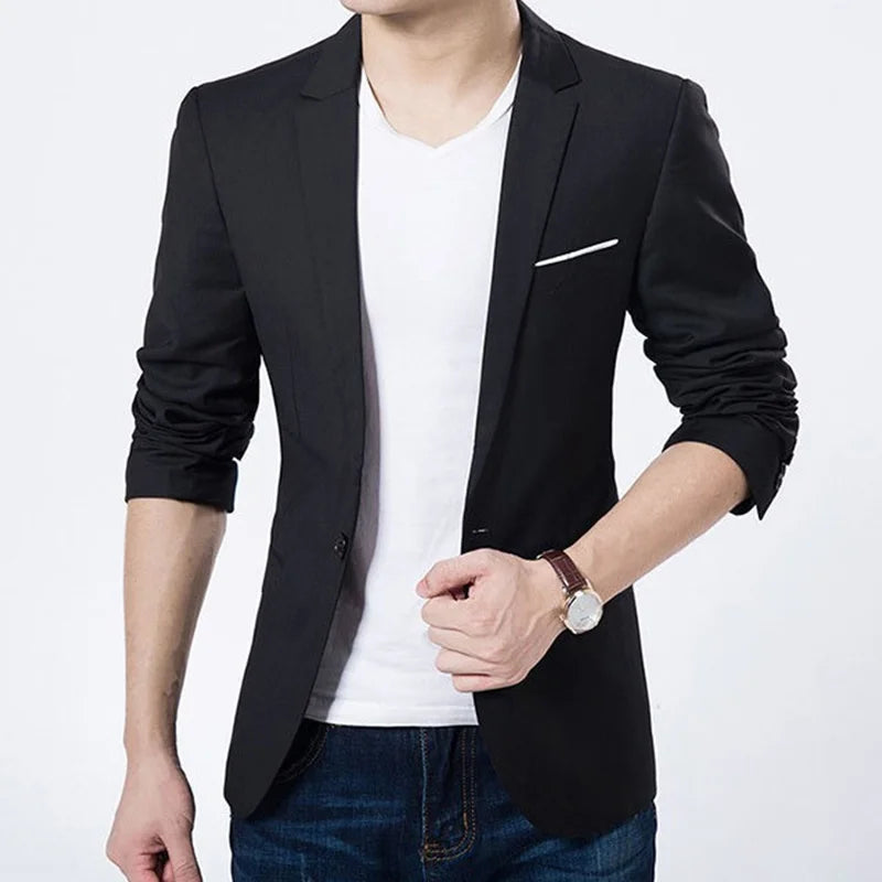 New Men's Casual Slim Fit Blazer