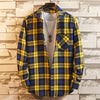 Casual Men Plaid 8  Flannel