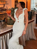 Woven Ruched Maxi Dress