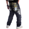 Men's Black Baggy Jeans