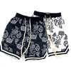Harajuku Men Shorts Bandana Pattern