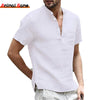 Summer Cotton Linen Casual T-Shirts