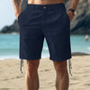 Men's Linen Casual Beach Shorts