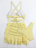 Yellow Criss Cross Bikini