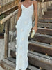 Floral Backless Maxi Dress