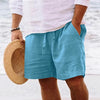 Men's summer cotton shorts (with drawstring elastic)