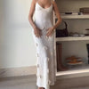 Floral Backless Maxi Dress