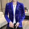Men's Gold Velvet Blazer