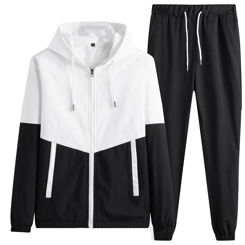 Everyday Essentials: Men's Spring & Autumn O-Neck Tracksuit