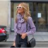 Women 2025 Spring Vintage Chic Striped Contrast Puff Sleeve Shirt Fashion Button Bow Tie Casual Top Chic Lady High Street Blouse