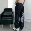 Y2K Multi-Pocket Loose Wide-Leg Jeans
