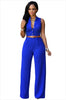 Jumpsuit Women 2021 Europe New single-breasted High Waist Belt wide-legged Pants Jumpsuits Rompers Womens Slim Jumpsuits ZSW2197