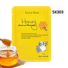 Natural Plant Face Mask Set, with Hyaluronic Acid