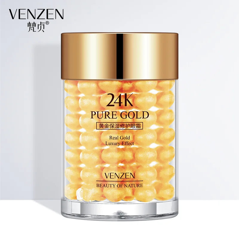 24K Gold Eye Cream Moisturizing Hyaluronic Acid Serum