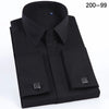 Quality Pink Men French Cufflinks Shirt Men's Shirt Long Sleeve Casual Male Brand Shirts Slim Fit French Cuff Dress Shirts