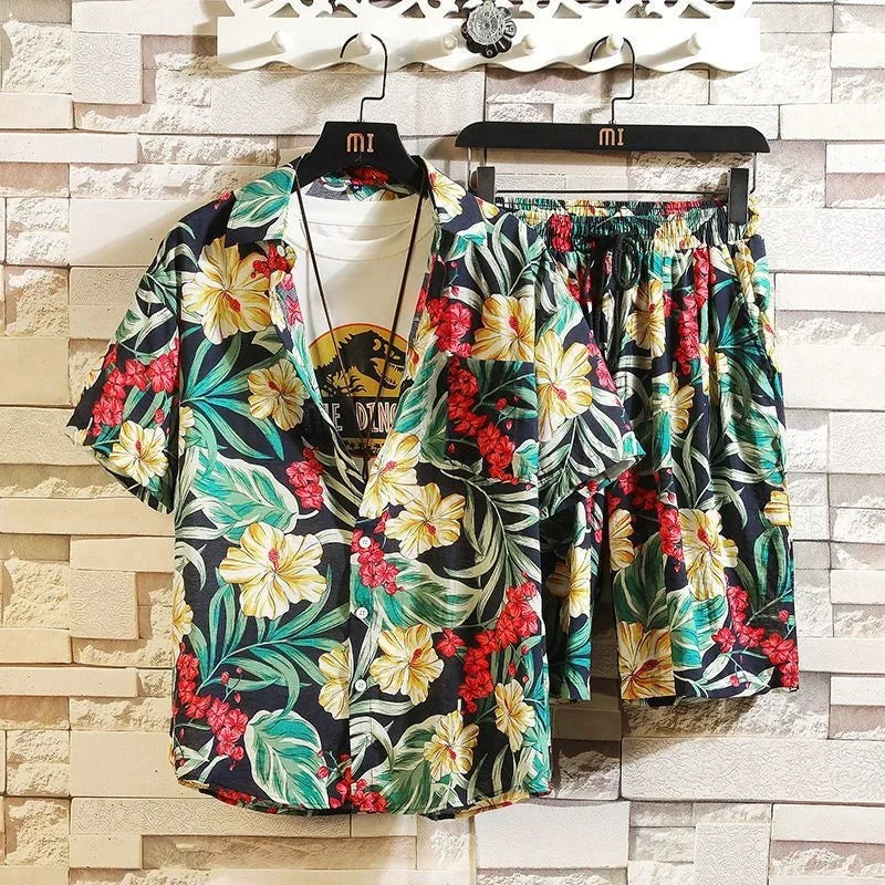 Summer suit men's quick drying short set