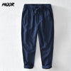 Summer Men Linen Trousers (Casual Baggy Pants , Breathable)