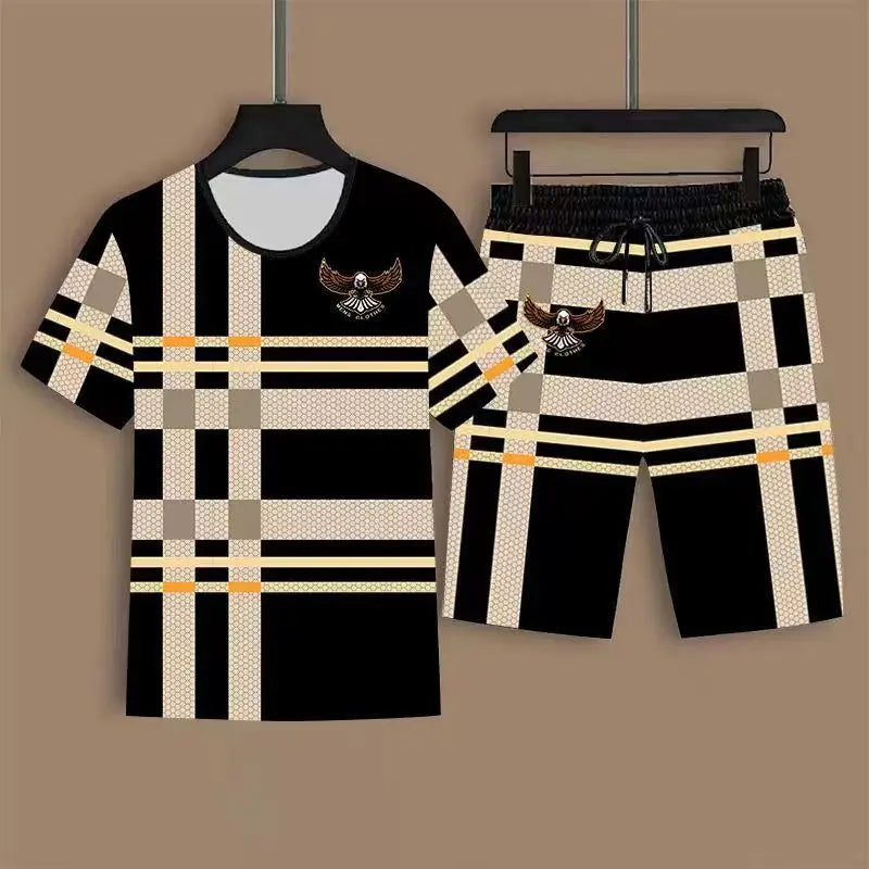 Summer Print Men Tracksuit