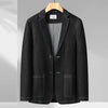 Men's Thin Cotton Monochrome Blazer