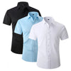 Men's Solid Short Sleeve