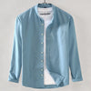 Men's pure cotton long-sleeved shirt