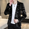 Men's Gold Velvet Blazer