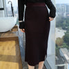 Women's 100% Mink Cashmere Knitted Skirt