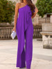Women Casual Straight Fashion Jumpsuits Summer Holiday One Off Shoulder Loungewear Ladies Playsuits Streetwear