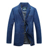Casual Retro Denim Blazer