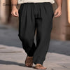 Men's Casual Straight Linen Pants