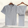 Summer Breeze: Linen Shirt & Short Set (