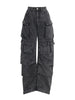 Y2K Multi-Pocket Loose Wide-Leg Jeans