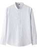 Men's pure cotton long-sleeved shirt
