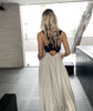 Women's Striped Linen Sundress