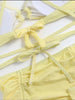 Yellow Criss Cross Bikini