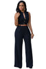 Jumpsuit Women 2021 Europe New single-breasted High Waist Belt wide-legged Pants Jumpsuits Rompers Womens Slim Jumpsuits ZSW2197