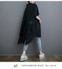 Tannt Women Shirt Asymmetry Lace Patchwork Long Oversize Blouse Tops Irregular Hollow Out Black White Shirt Women 2024 New